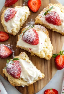 Strawberries and Cream Scones 16 Strawberries and Cream Scones
