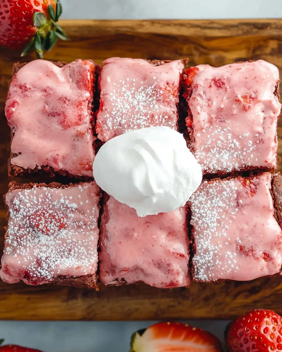 Strawberry Brownies 17 Strawberry