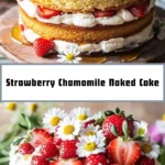 Strawberry Chamomile Naked Cake 28 Pinterest Hidden Image