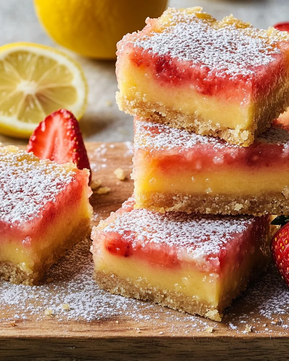 Strawberry Lemonade Bar 18 Strawberry