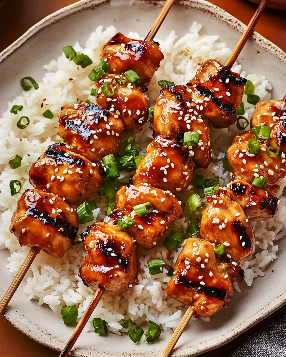 Teriyaki Chicken Skewers 21 Teriyaki