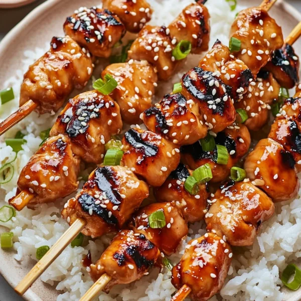 Teriyaki Chicken Skewers