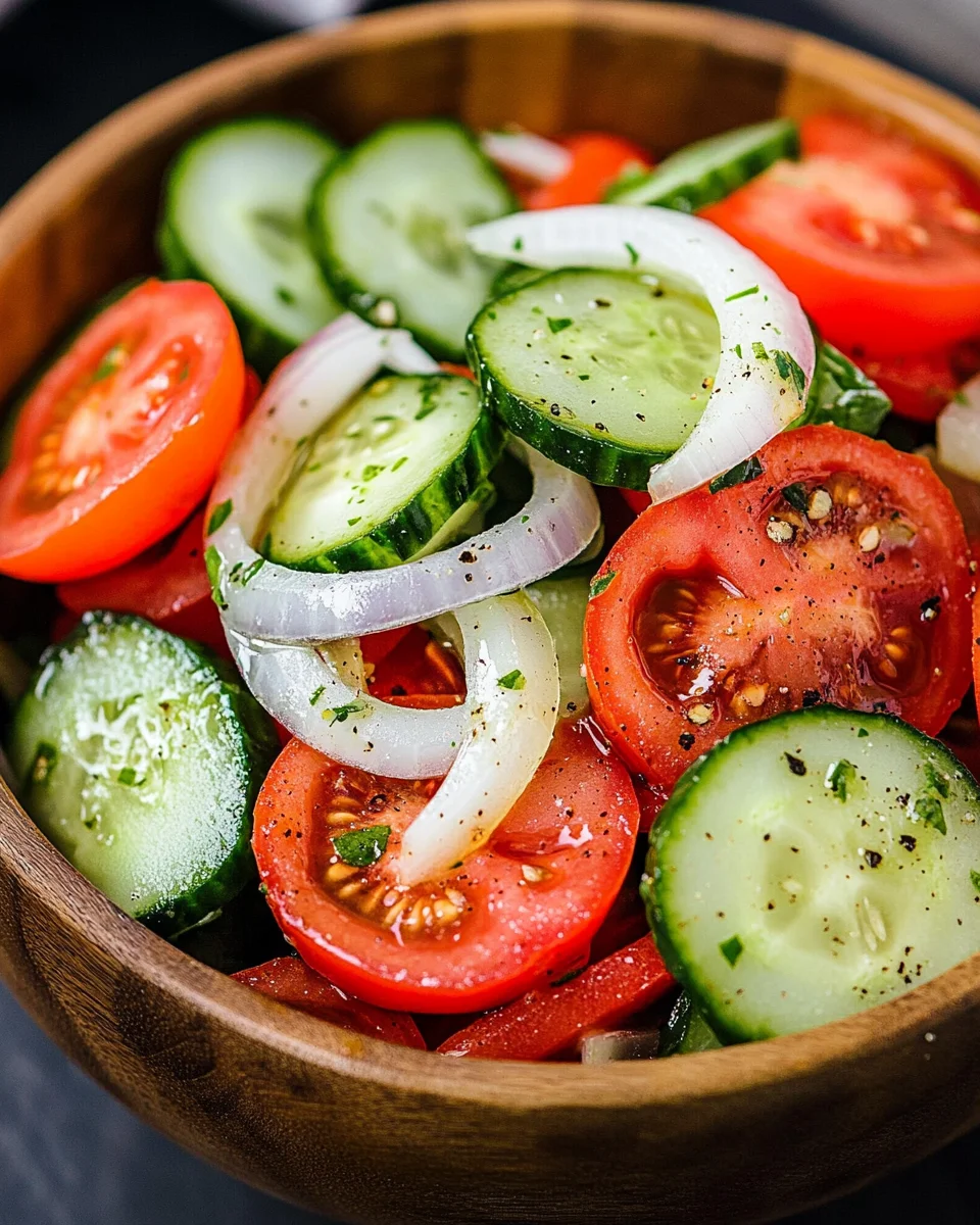Tomato, Cucumber, and Onion Salad 19 Tomato,