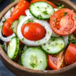 Tomato, Cucumber, and Onion Salad