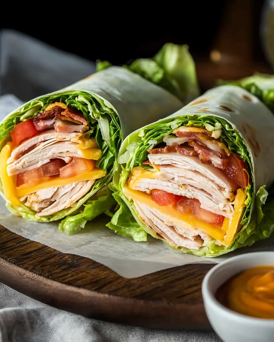 Turkey Club Wraps 18 Turkey Club Wraps