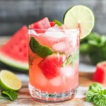 Watermelon Mint Mojito Mocktail