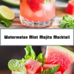 Watermelon Mint Mojito Mocktail 16 Pinterest Hidden Image