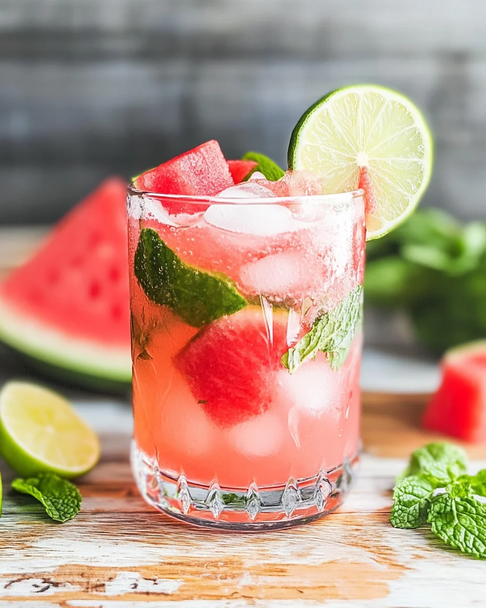 Watermelon Mint Mojito Mocktail 19 Watermelon Mint Mojito Mocktail