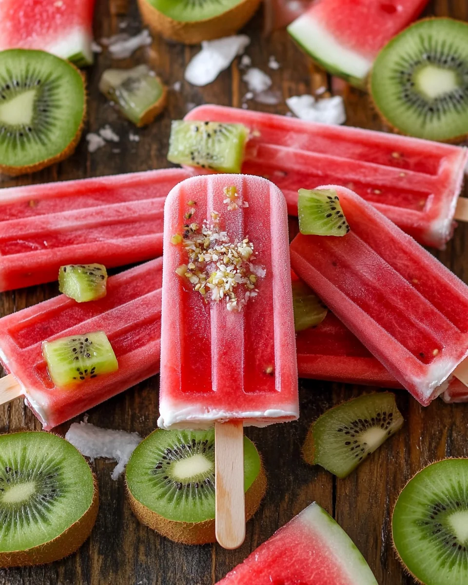 Watermelon Popsicles 14 Watermelon Popsicles