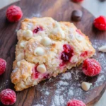 White Chocolate Raspberry Scones