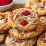 XXL Rhubarb Raspberry Cookies