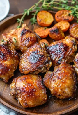 30-min Oven Baked Boneless Skinless Chicken Thighs