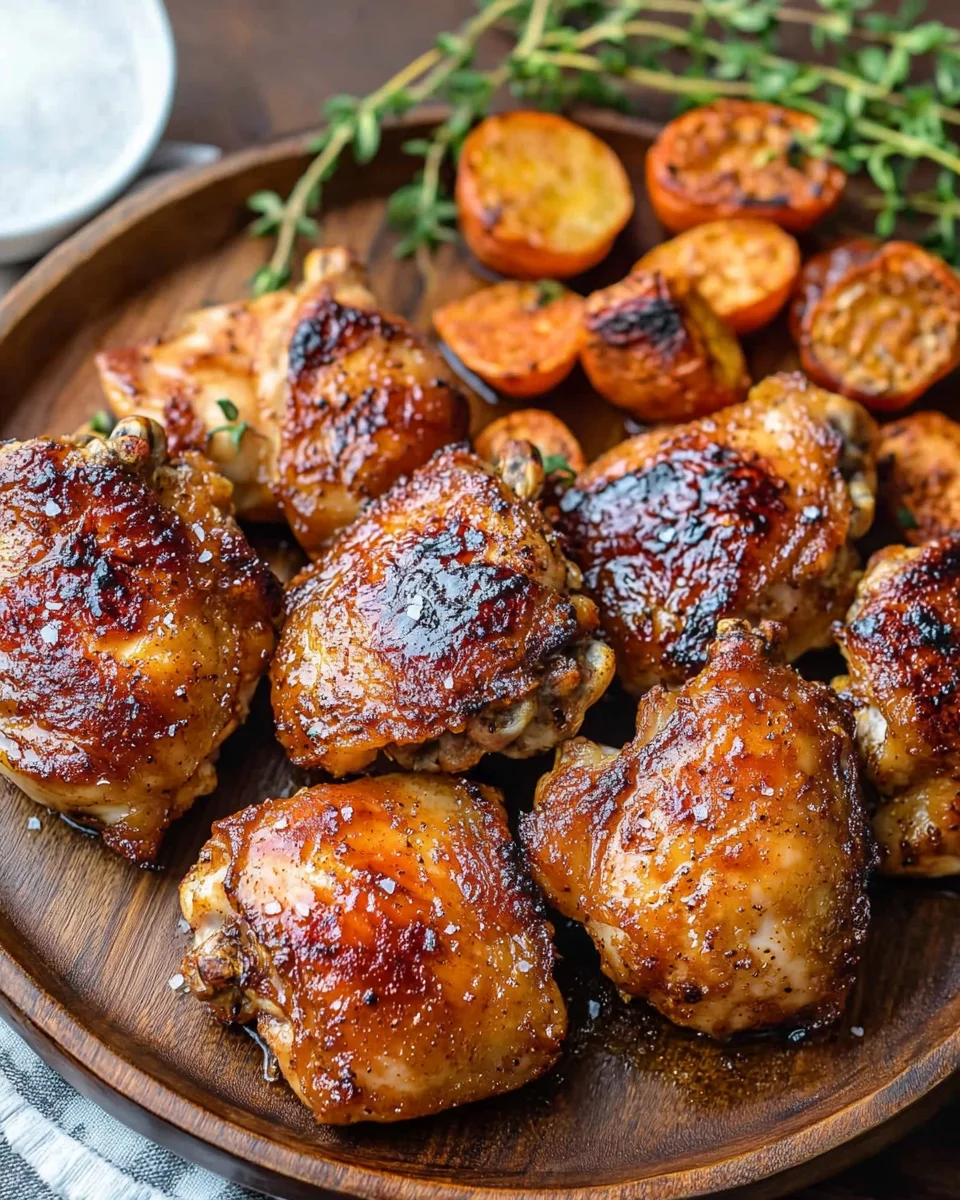 30-min Oven Baked Boneless Skinless Chicken Thighs