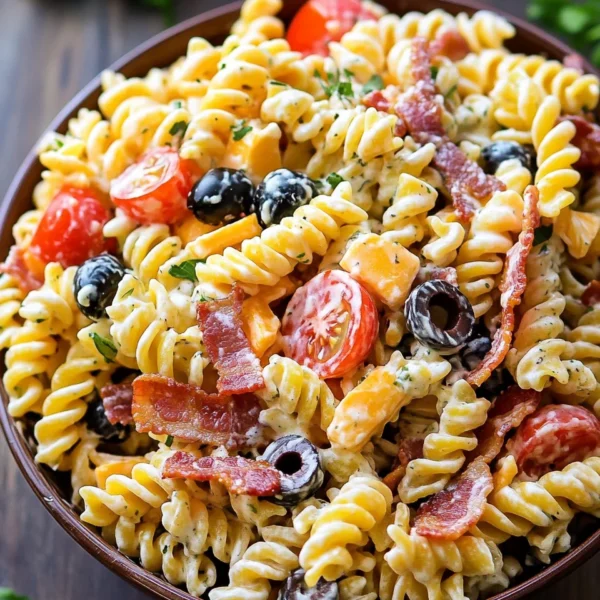Bacon Ranch Pasta Salad