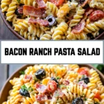 Bacon Ranch Pasta Salad 16 Pinterest Hidden Image