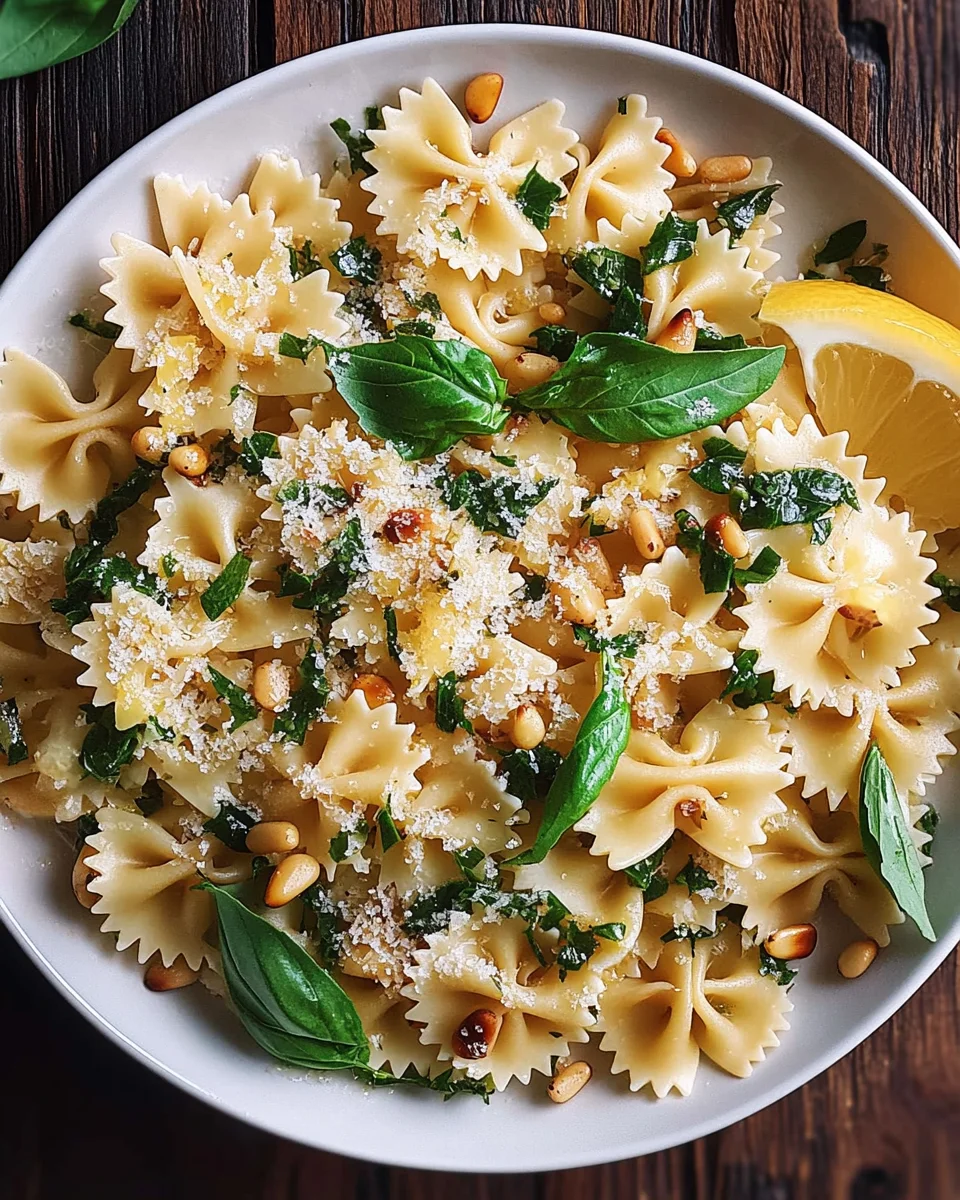 Basil Pasta with Lemon Garlic Butter Sauce 22 Basil Pasta with Lemon Garlic Butter Sauce