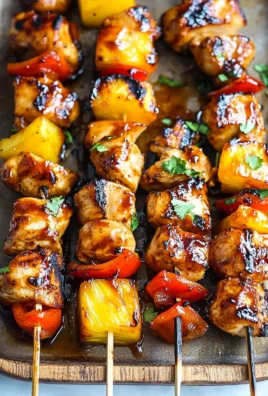 BBQ Pineapple Chicken Kabobs 32 BBQ Pineapple Chicken Kabobs