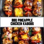 BBQ Pineapple Chicken Kabobs 19 Pinterest Hidden Image