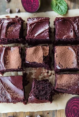 Beetroot Brownies with a Chocolate Avocado Frosting