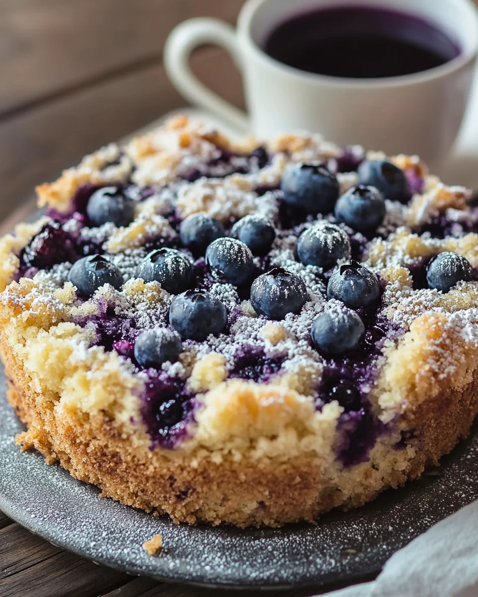 Blueberry Breakfast Cake 24 Blueberry