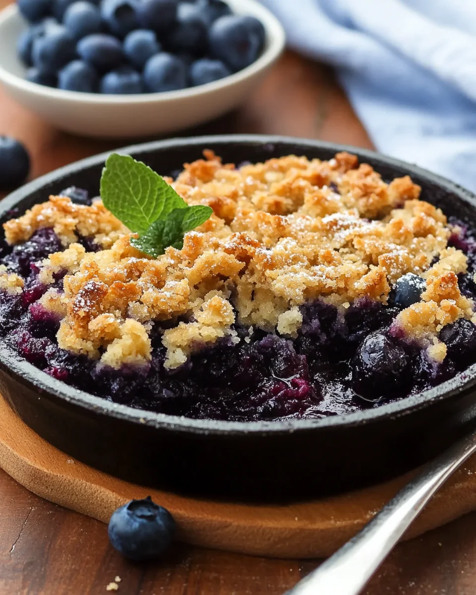 Blueberry Crisp 25 Blueberry Crisp