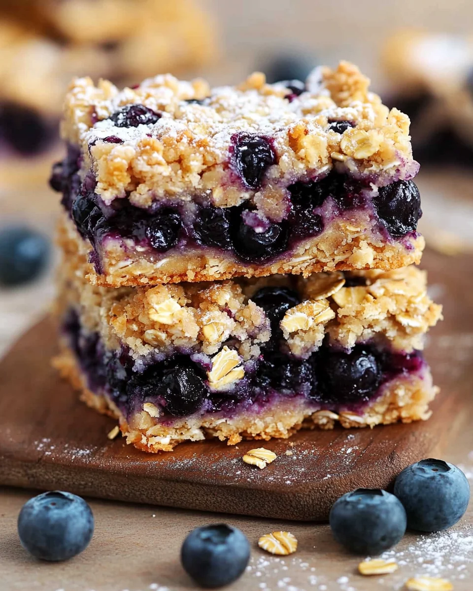Blueberry Oatmeal Bars 21 Blueberry