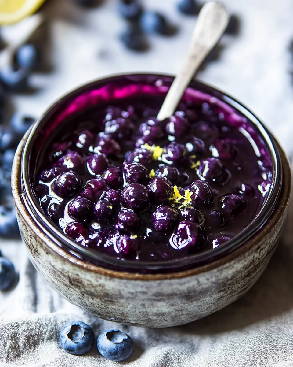 Blueberry Pie Filling