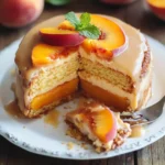 Brown Sugar Peach Cake