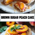 Brown Sugar Peach Cake 20 Pinterest Hidden Image