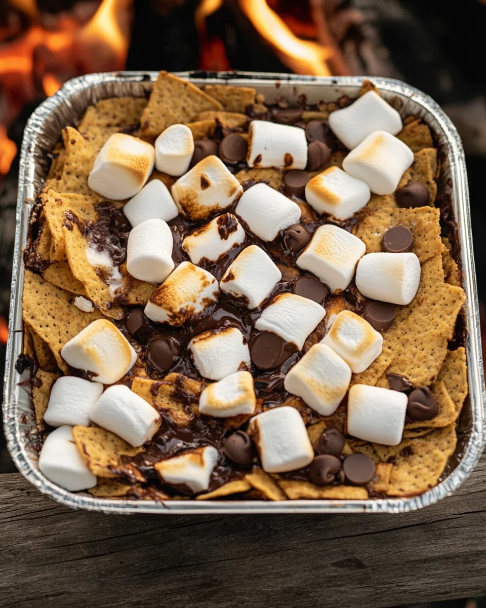 Campfire S’mores Nachos 16 Campfire