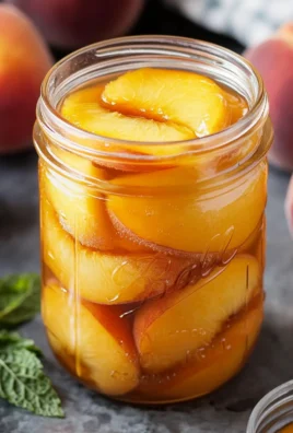 Canning Peaches in Light Syrup