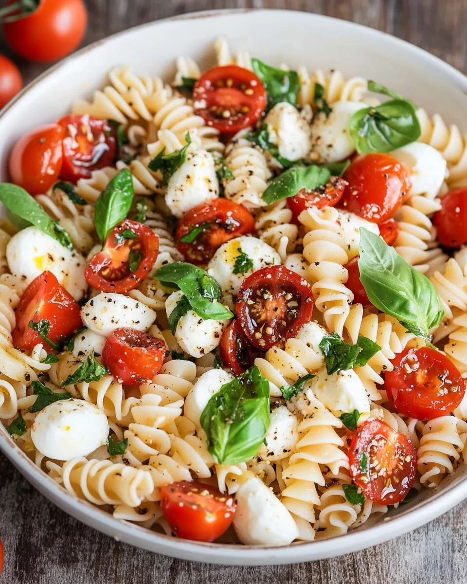 Caprese Pasta Salad Recipe 21 Caprese