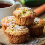 Carrot Cake Zucchini Muffins
