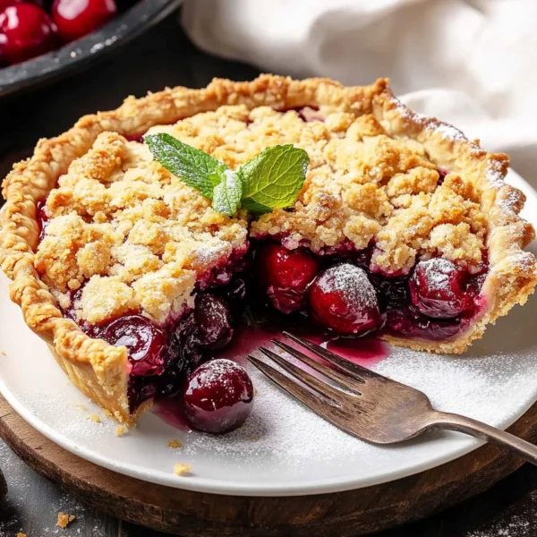 Cherry Crumble Pie