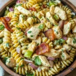 Chicken Bacon Ranch Pasta Salad