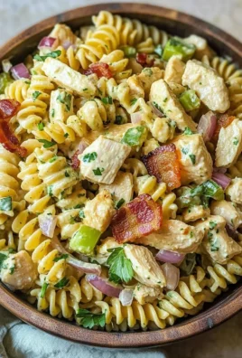 Chicken Bacon Ranch Pasta Salad 25 Chicken Bacon Ranch Pasta Salad
