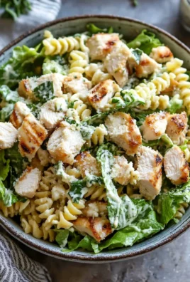 Chicken Caesar Pasta Salad 23 Chicken Caesar Pasta Salad