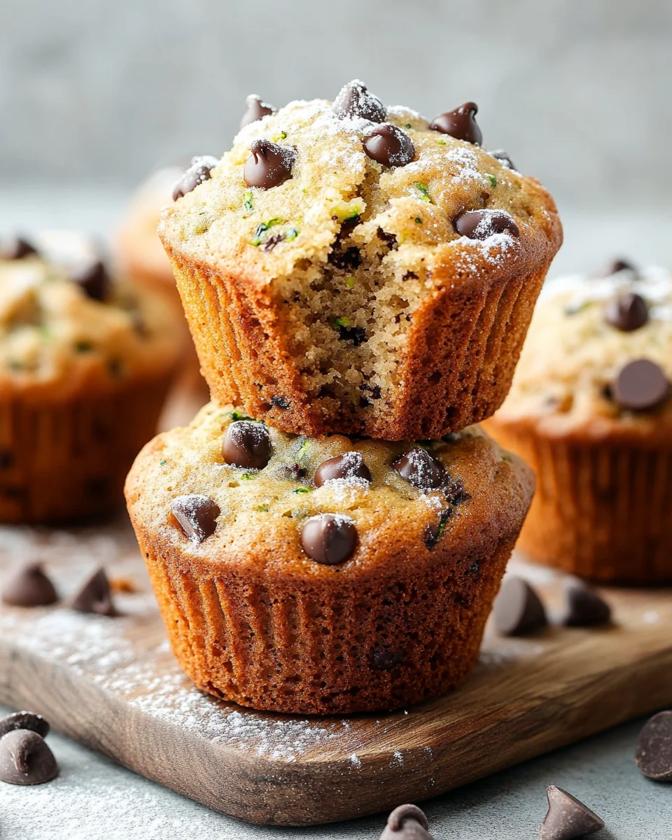 Chocolate Chip Zucchini Muffins