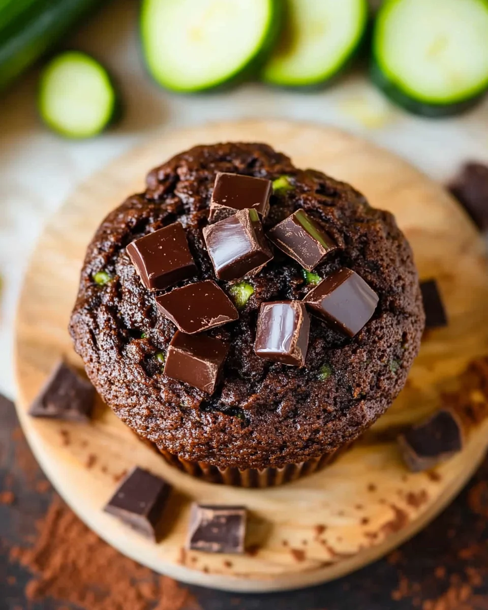 Chocolate Zucchini Muffins