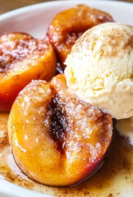 Cinnamon Sugar Baked Peaches