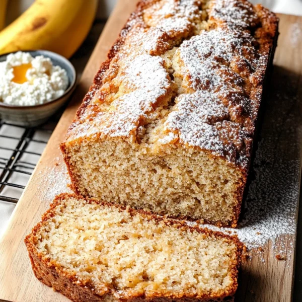Cottage Cheese Banana Bread