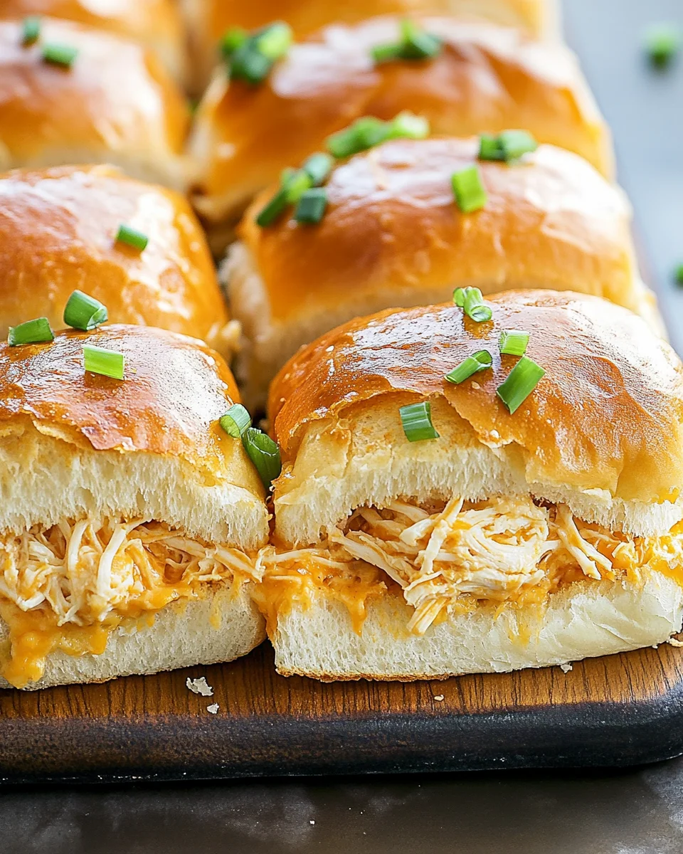 Crack Chicken Sliders on Hawaiian Rolls