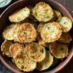 Crispy Baked Zucchini Chips