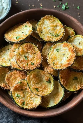 Crispy Baked Zucchini Chips