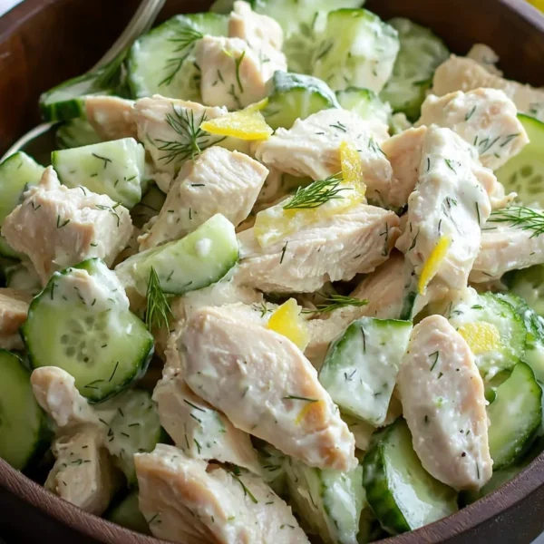 Cucumber Dill Rotisserie Chicken Salad