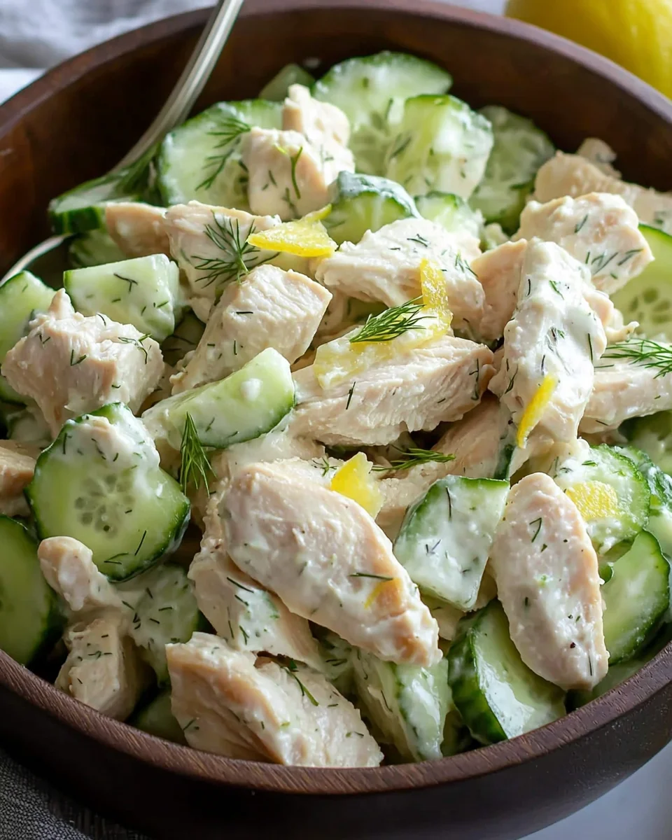 Cucumber Dill Rotisserie Chicken Salad 23 Cucumber Dill Rotisserie Chicken Salad