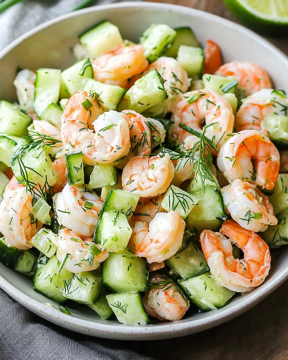Cucumber Shrimp Salad 21 Cucumber