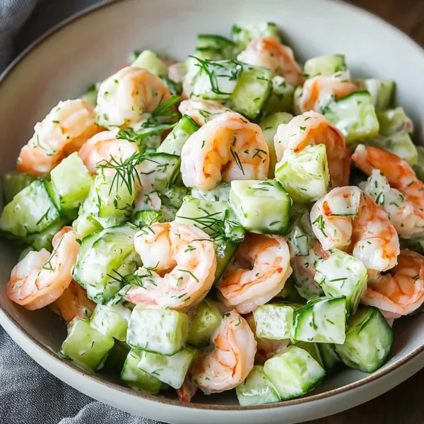 Cucumber Shrimp Salad