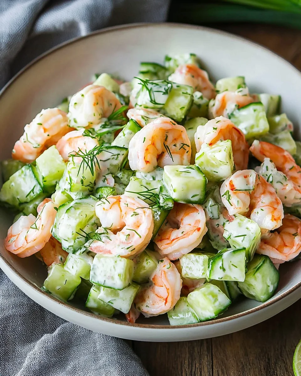 Cucumber Shrimp Salad 24 Cucumber Shrimp Salad
