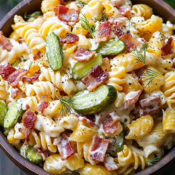 Dill Pickle Bacon Pasta Salad That Will Wow Your Taste Buds